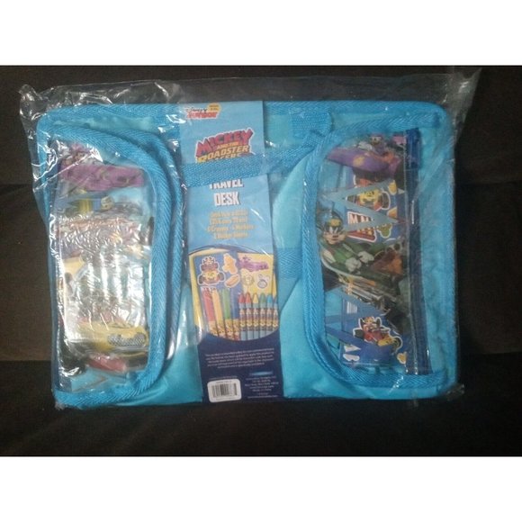 Innovative Designs Disney Junior Mickey And The Roadster Racers Travel Desk New - Picture 8 of 12